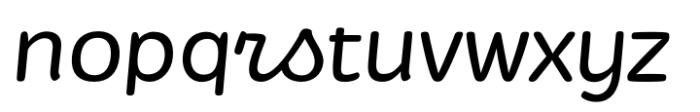 Superpop Light Italic Font LOWERCASE