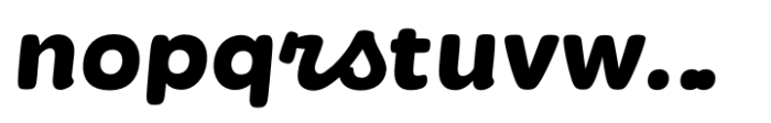 Superpop Medium Italic Font LOWERCASE