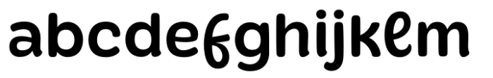 Superpop Regular Font LOWERCASE