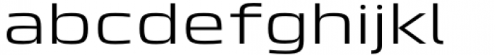 Superscience Light Expanded Font LOWERCASE