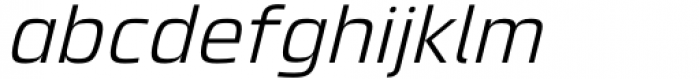 Superscience Light Italic Font LOWERCASE