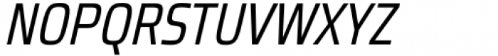 Superscience Regular Condensed Italic Font UPPERCASE