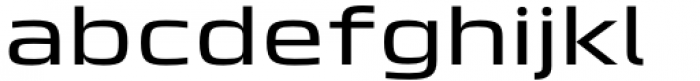 Superscience Regular Expanded Font LOWERCASE