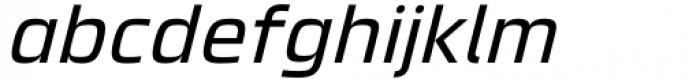 Superscience Regular Italic Font LOWERCASE