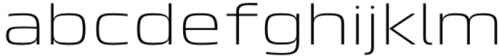 Superscience Thin Expanded Font LOWERCASE