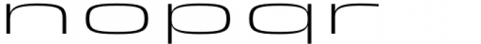Superscience Thin Ultra Expanded Font LOWERCASE
