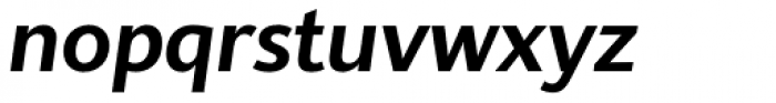 Supra Classic Demi Bold Italic Font LOWERCASE
