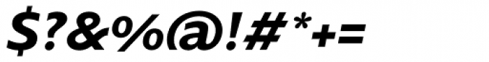 Supra DemiBold Italic Font OTHER CHARS