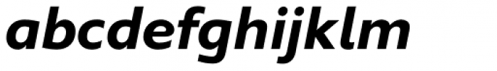 Supra DemiBold Italic Font LOWERCASE