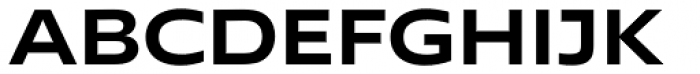 Supra Extended DemiBold Font UPPERCASE