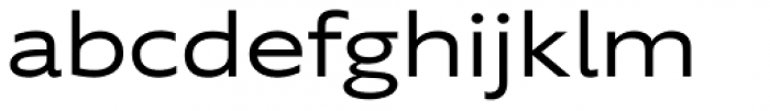 Supra Extended Font LOWERCASE