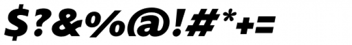 Supra ExtraBold Italic Font OTHER CHARS