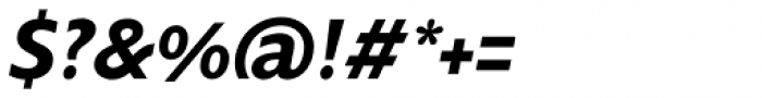 Supra Mezzo DemiBold Italic Font OTHER CHARS