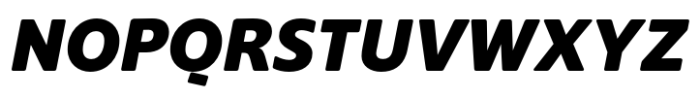 Supra-XBold Rounded Italic Font UPPERCASE