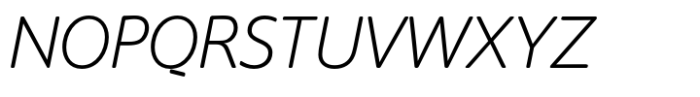 Supra-XLight Rounded Italic Font UPPERCASE