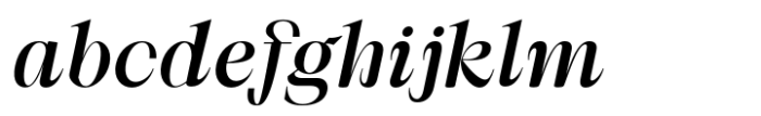 Suprala Regular Italic Font LOWERCASE