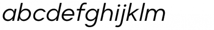 Suprema Regular Italic Font LOWERCASE