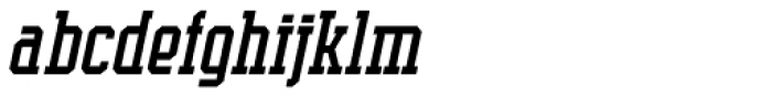 Supreme Italic Font LOWERCASE