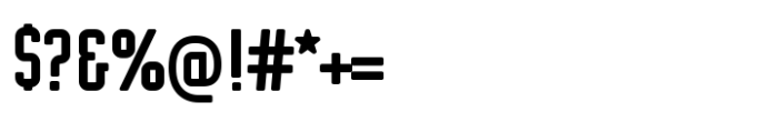 Supreme Rounded Bold Font OTHER CHARS