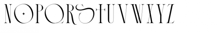 Supremely Luxurious Regular Font LOWERCASE