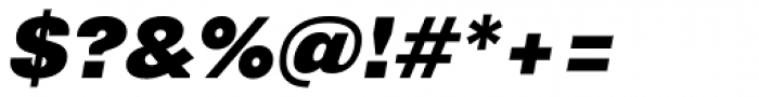 Supria Sans Black Oblique Font OTHER CHARS