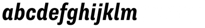 Supria Sans Cond Bold Italic Font LOWERCASE