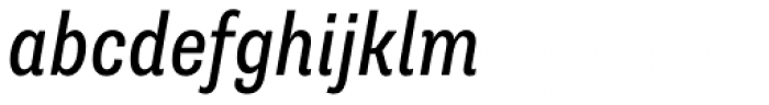 Supria Sans Cond Italic Font LOWERCASE