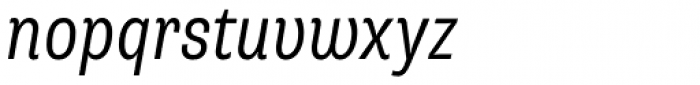 Supria Sans Cond Light Italic Font LOWERCASE