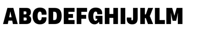 Supria Sans Condensed Black Font UPPERCASE