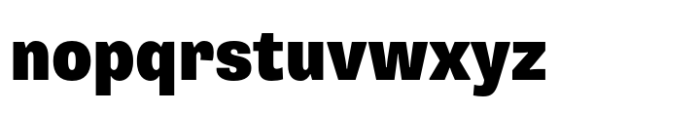 Supria Sans Condensed Black Font LOWERCASE