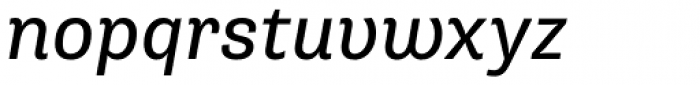 Supria Sans Italic Font LOWERCASE