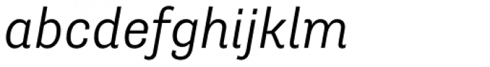 Supria Sans Light Italic Font LOWERCASE