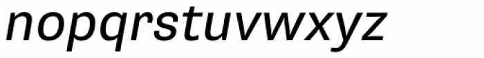 Supria Sans Oblique Font LOWERCASE