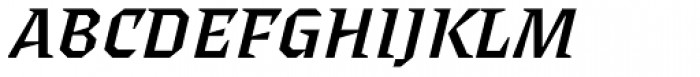 Surf Serif Pro Bold Italic Font UPPERCASE