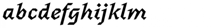 Surf Serif Pro Bold Italic Font LOWERCASE