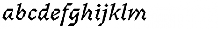 Surf Serif Pro Italic Font LOWERCASE