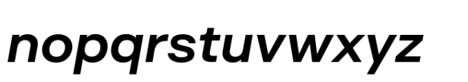 Surt Expanded Bold Italic Font LOWERCASE