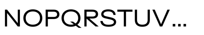 Surt Extended Regular Font UPPERCASE