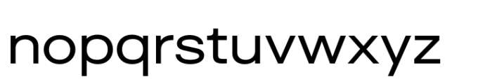Surt Extended Regular Font LOWERCASE