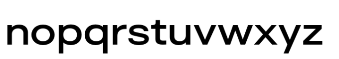 Surt Extended Semibold Font LOWERCASE