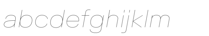Surt Extended Thin Italic FONT