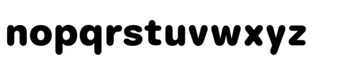 Surt Rounded Black Font LOWERCASE
