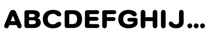 Surt Rounded Expanded Black Font UPPERCASE