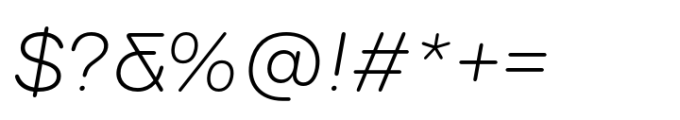 Surt Rounded Expanded Light Italic Font OTHER CHARS