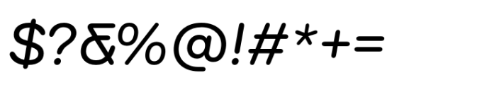 Surt Rounded Expanded Regular Italic Font OTHER CHARS