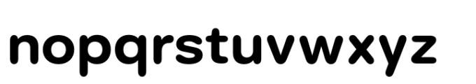 Surt Rounded Expanded Ultrabold Font LOWERCASE