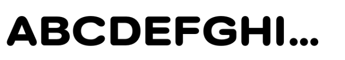 Surt Rounded Extended Black Font UPPERCASE