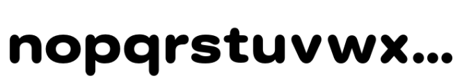 Surt Rounded Extended Black Font LOWERCASE