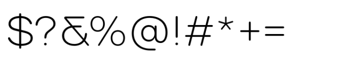 Surt Rounded Extended Light Font OTHER CHARS