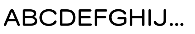 Surt Rounded Extended Medium Font UPPERCASE